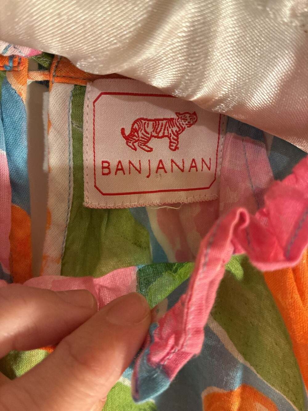 Banjanan Marie Top Euphoric Bloom Breeze Very Light Size XS Organic Cotton